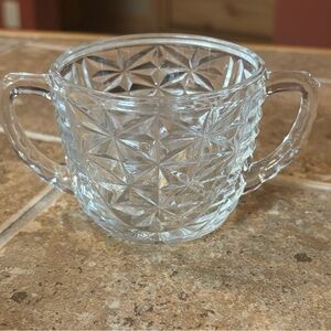 Stars & Bars Open Sugar Bowl by ANCHOR HOCKING